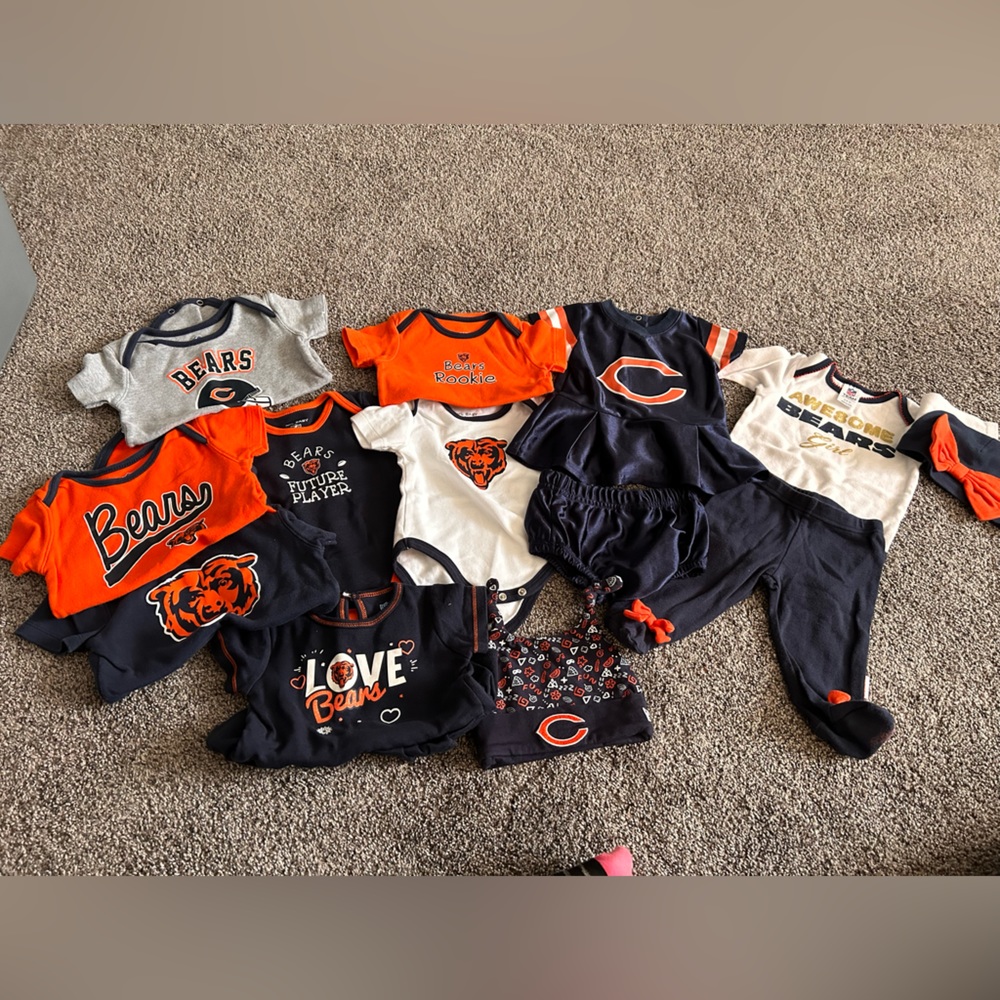 Huge Chicago Bears Infant Lot
